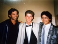 Silesian Guitar Autumn (Tychy- Poland, Oct 1988). From left to the right: Aldo Rodriguez, Thanos Mitsalas and Costas Cotsiolis.