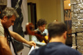 During a recording session for