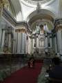 Recital inside the big Cathedral Church of Colima (Mexico) during the